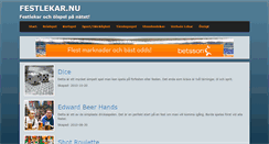 Desktop Screenshot of festlekar.nu