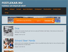 Tablet Screenshot of festlekar.nu